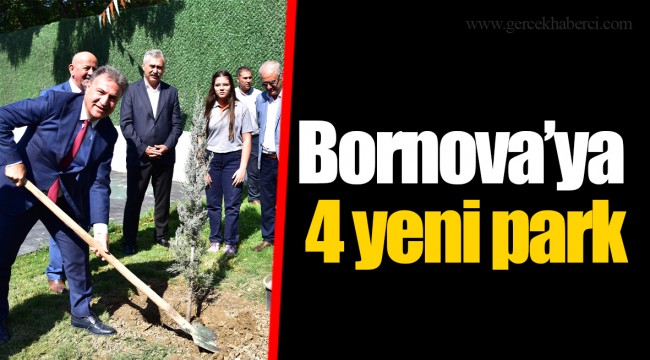 Bornova’ya 4 yeni park