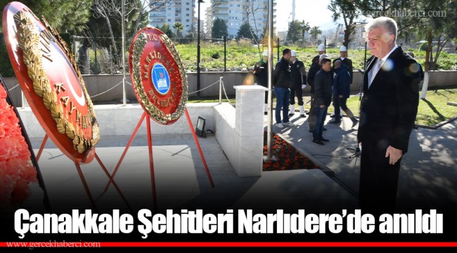 Çanakkale Şehitleri Narlıdere’de anıldı