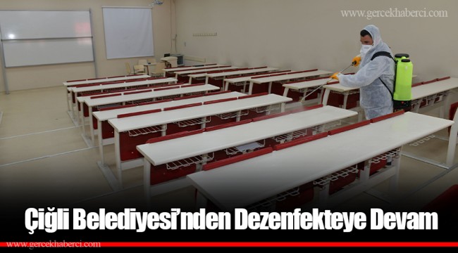 Çiğli Belediyesi’nden Dezenfekteye Devam