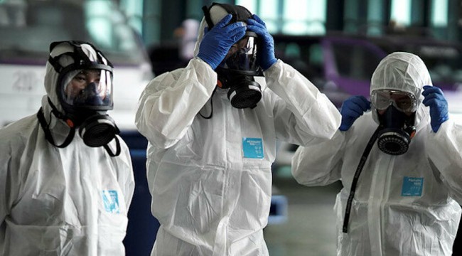 Çin’de virüsleri 20 saniyede yok eden geçidin görüntüleri yayımlandı