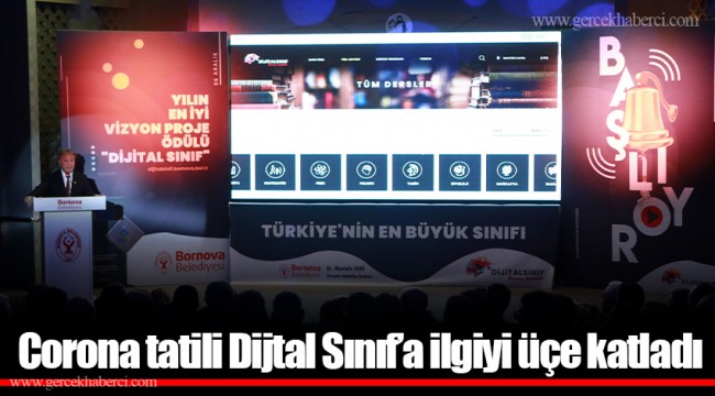 Corona tatili Dijtal Sınıf’a ilgiyi üçe katladı