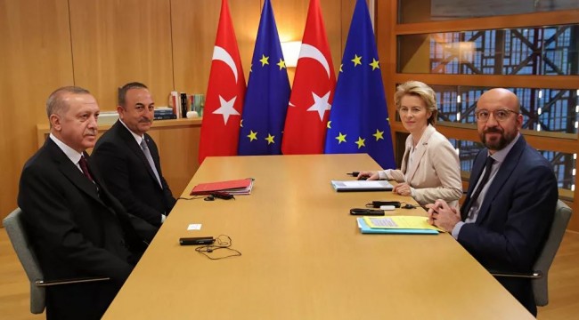Cumhurbaşkanı Erdoğan'ın Brüksel'deki toplantıyı terk ettiği iddia edildi