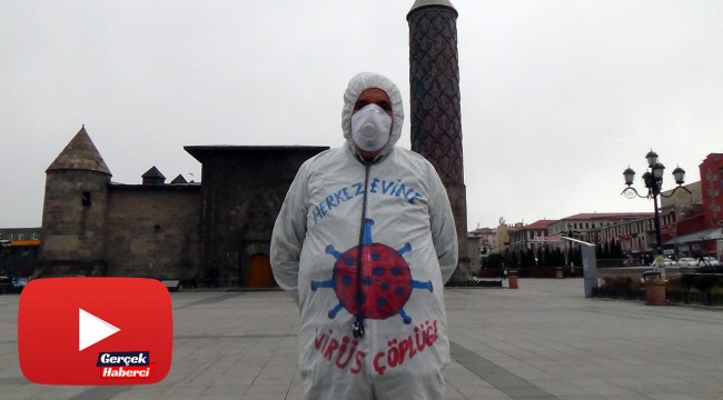 "Dadaş Mucit" korona virüse dikkat çekti
