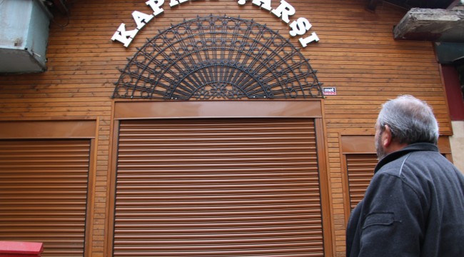 Elazığ'da 92 yıllık kapalı çarşı ilk defa kapandı