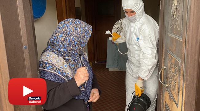 Evi temizlenen yaşlı kadından Cumhurbaşkanı Erdoğan’a dua