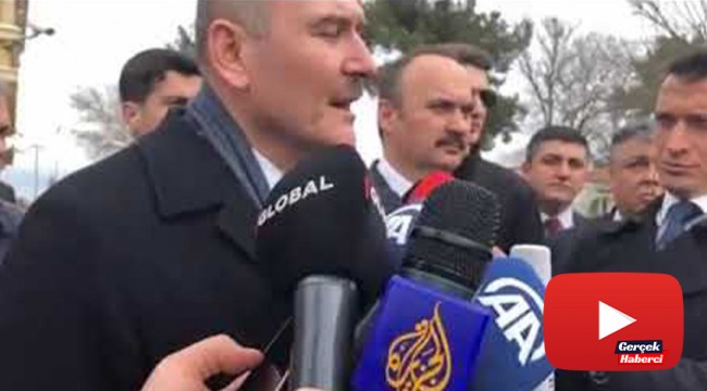 Gazetecinin sorusunu beğenmeyen Soylu: Yunan medyasının oyuncağısınız…