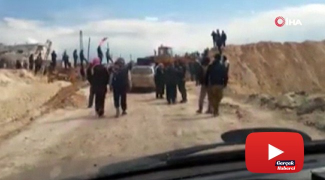 İdlib halkından Türk askerlerine destek