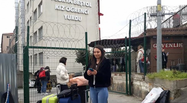 İstanbul'da üç öğrenci yurdu karantina için boşaltılıyor