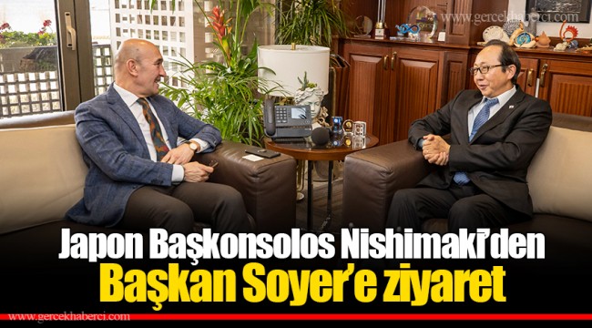 Japon Başkonsolos Nishimaki’den Başkan Soyer’e ziyaret