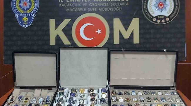 Kaçak kol saati operasyonu