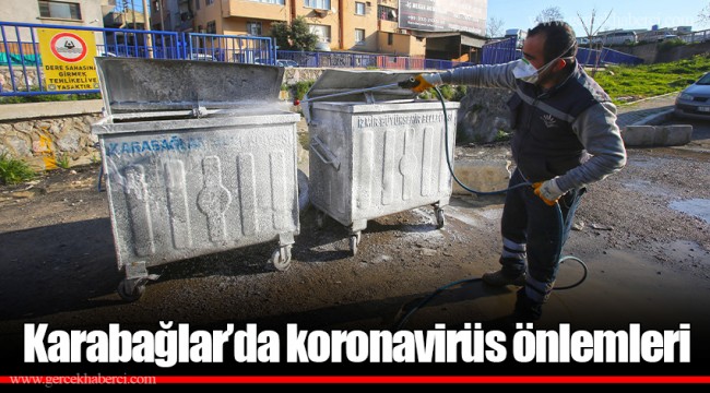 Karabağlar’da koronavirüs önlemleri