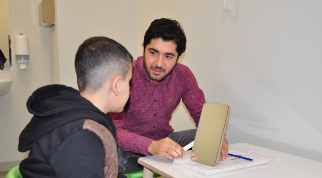 Konuşmada zorluk yaşayanları sevindiren hizmet