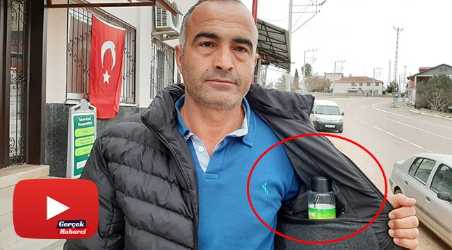 Korona virüs korkusuyla kolonyayı cebinde taşıyor, her önüne gelene kolonya ikram ediyor