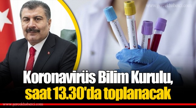 Koronavirüs Bilim Kurulu, saat 13.30'da toplanacak