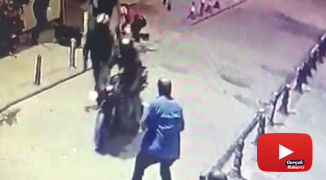 Kuyumcu kuryesine gasp girişimi; Kocasını gaspçılardan kurtardı