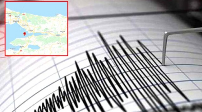 Marmara Denizi'nde 3.8 büyüklüğünde deprem