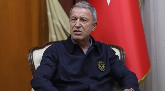Milli Savunma Bakanı Hulusi Akar Sıfır Noktasında