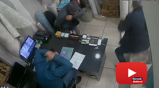 Müşteri hapşırdı mağaza karıştı