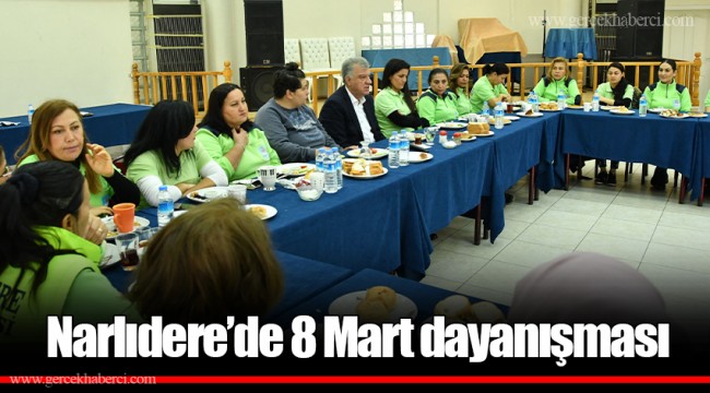 Narlıdere’de 8 Mart dayanışması