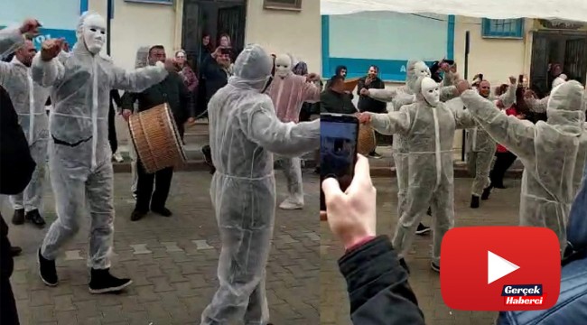 Ne düğünden vazgeçtiler ne de tedbir almaktan...