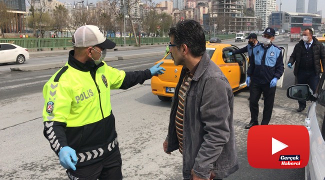 Toplu taşıma denetiminde ilginç diyaloglar kamerada