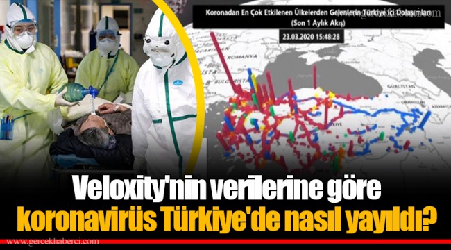 Veloxity'nin verilerine göre koronavirüs Türkiye'de nasıl yayıldı?