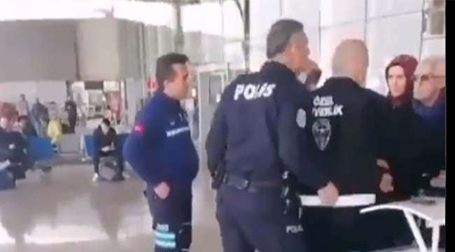 Yaşlı amcaya kötü davranan polis açığa alındı