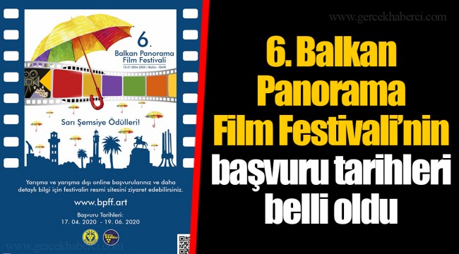 6. Balkan Panorama Film Festivali’nin başvuru tarihleri belli oldu