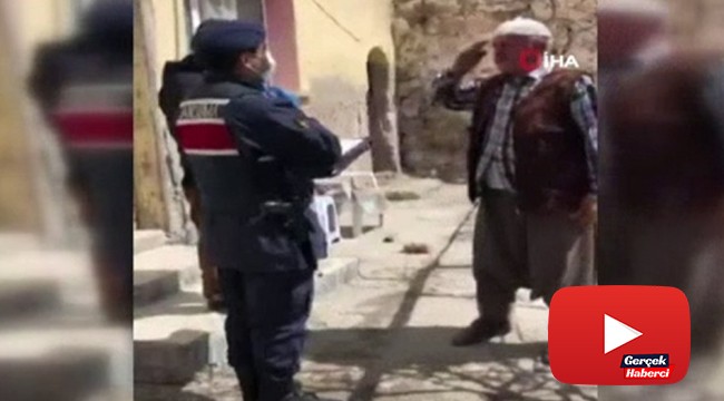 Ahmet dede, Mehmetçiği asker selamı ile karşıladı