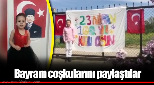 Bayram coşkularını paylaştılar