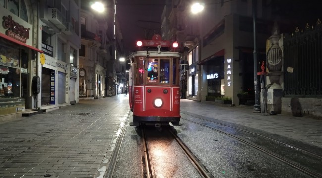 Beyoğlu Nostaljik Tramvay son seferini yaptı