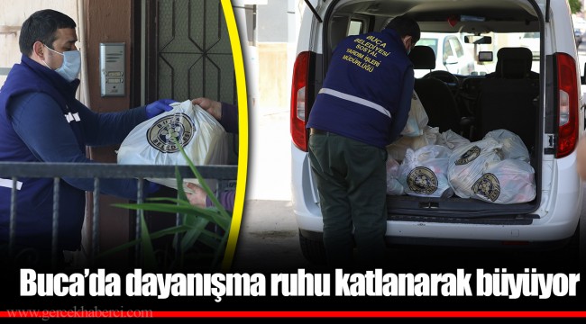  Buca’da dayanışma ruhu katlanarak büyüyor 