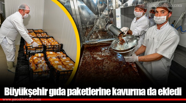 Büyükşehir gıda paketlerine kavurma da ekledi