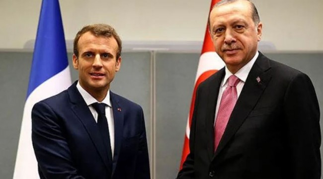 Cumhurbaşkanı Erdoğan ile Macron arasında koronavirüs görüşmesi