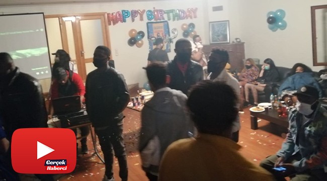 Doğum günü partisine polis baskını: 46 gözaltı