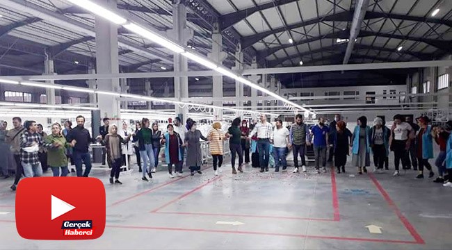 Fabrikadaki halaylı doğum günü partisine ceza yağdı