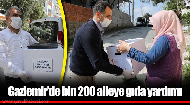 Gaziemir’de bin 200 aileye gıda yardımı