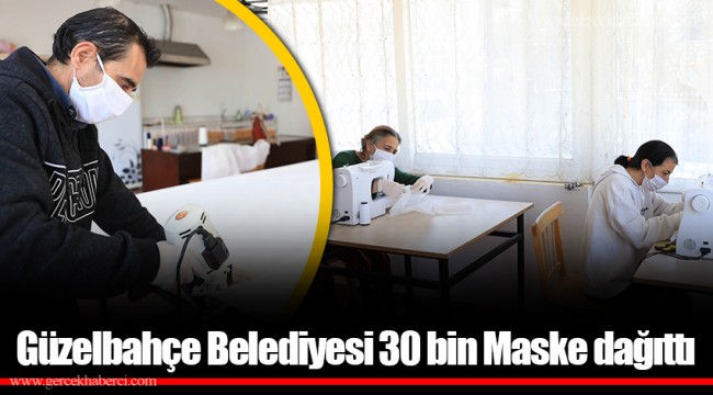Güzelbahçe Belediyesi 30 bin Maske dağıttı