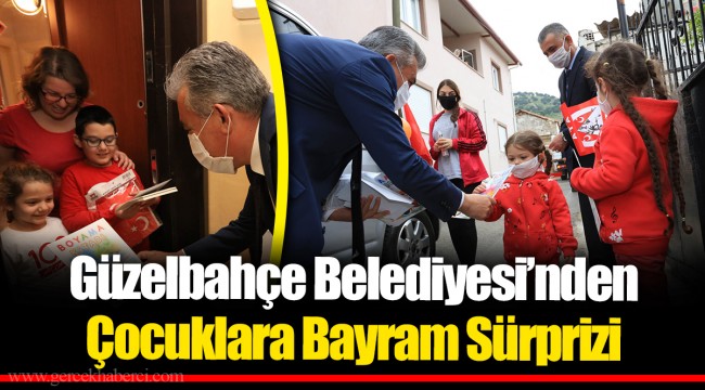 Güzelbahçe Belediyesi’nden Çocuklara Bayram Sürprizi 