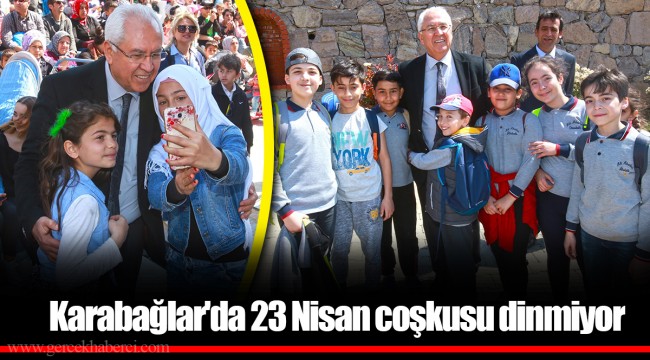 Karabağlar'da 23 Nisan coşkusu dinmiyor