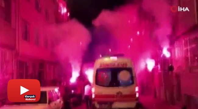 Karagümrük'te sağlık çalışanlarına coşku dolu destek