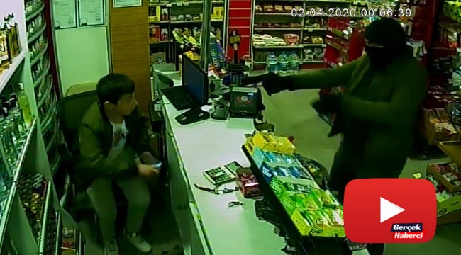 'Korona virüs' maskesiyle tekel bayisini silahla soydu