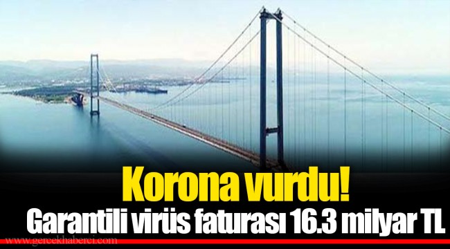 Korona vurdu! Garantili virüs faturası 16.3 milyar TL