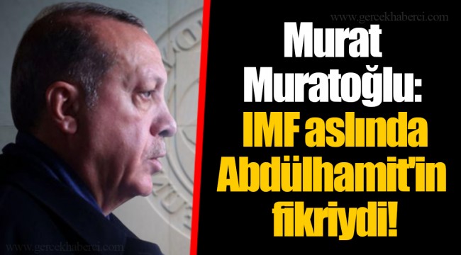 Murat Muratoğlu: IMF aslında Abdülhamit'in fikriydi!