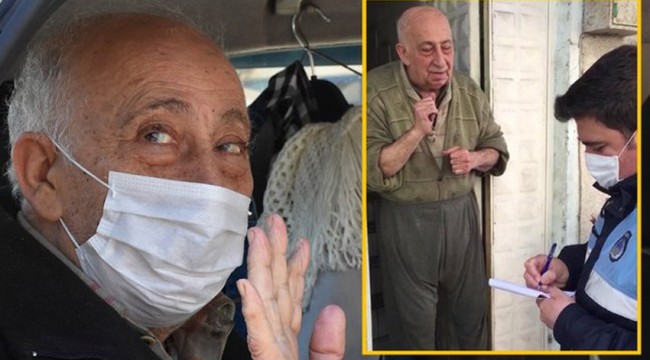 Nezaketiyle sosyal medyada tanınan Burhan amca, taburcu oldu