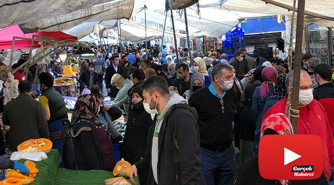 Pazardaki doluluk “iğne atsan yere düşmez” dedirtti