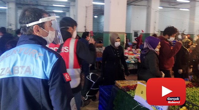 Polisin pazar denetiminde ilginç anlar