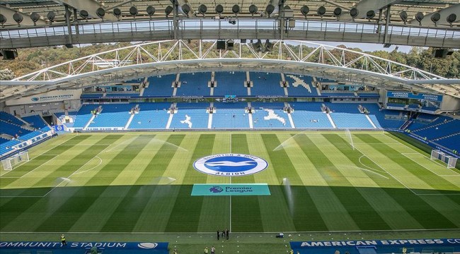 Premier Lig ekibi Brighton'ın stadı koronavirüs test merkezine çevrildi