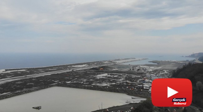 Rize-Artvin Havalimanı inşaatı hız kesmeden devam ediyor
