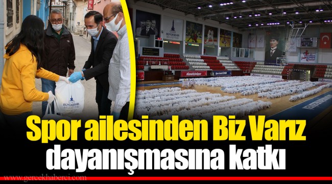 Spor ailesinden Biz Varız dayanışmasına katkı